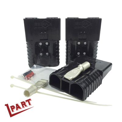 Forklift 600V 320A ο Μαύρος βουλωμάτων SRE320 συνδετήρων φορτιστών μπαταριών