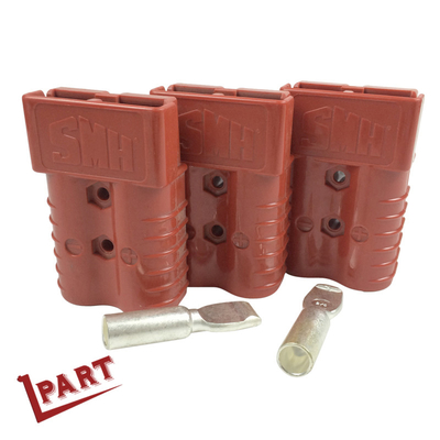 Κόκκινα ηλεκτρικά Forklift εξαρτήματα 600V βουλωμάτων 350A μερών 3T μπαταριών