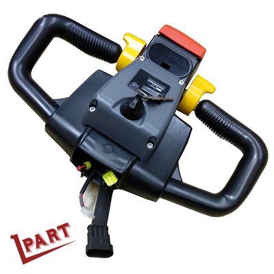 Ηλεκτρικά μίνι Forklift φορτηγών παλετών κεφάλια πηδαλίων λαβών με το βασικοί διακόπτη και Hourmeter